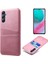 Samsung Galaxy M54 5G/F54 5g Çift Kart Yuvaları Telefon Kılıfı Pu Deri Kaplamalı Sert Pc Arka Kapak (Yurt Dışından) 1