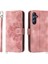 Samsung Galaxy M54 5G/F54 5g Cüzdan Telefon Kılıfı Çiçek Baskılı Strap ile Deri Touch Deri Kapak (Yurt Dışından) 1