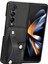 Samsung Galaxy Z Fold5 5g Kart Yuvası Telefon Kapağı, Pu Deri+Pc Bileklik Kickstand Cep Telefon Kılıfı (Yurt Dışından) 2