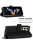 Samsung Galaxy Z Fold5 5g 5g Telefon Stand Kapağı Baskı Hatları Deri Cüzdan Kılıfı Omuz Kayışı (Yurt Dışından) 3