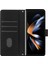 Samsung Galaxy Z Fold5 5g 5g Telefon Stand Kapağı Baskı Hatları Deri Cüzdan Kılıfı Omuz Kayışı (Yurt Dışından) 4