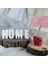" H O M E " Yazısı Beton Dekoratif Obje ve "love" Yazılı Not Tutucu 2'li Set 5