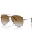 RBR 0101S 004CB 59 Aviator Reverse Unisex Bronz Damla Güneş Gözlüğü 1