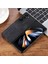 Samsung Galaxy Z Fold5 5g Baskılı Telefon Kılıfı Pu Deri+ Pc Katlanır Telefon Kapağı (Yurt Dışından) 5