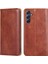 Samsung Galaxy M54/F54 5g Manyetik Kapanış Telefon Kılıfı Pu Deri Stand Cüzdan Kapağı (Yurt Dışından) 1