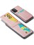 Samsung Galaxy A23 4G/A23 5g (Global Sürüm) Kart Yuvaları Pu Deri+Kickstand ile Tpu Telefon Kılıfı (Yurt Dışından) 4