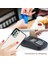 Samsung Galaxy A73 5g Çift Düğme Kart Tutucu Kickstand Smartphone Cover Pu Deri Kaplamalı Tpu Telefon Kılıfı (Yurt Dışından) 5