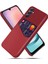 Samsung Galaxy A24 4g/5g Kart Tutucu Pu Deri Kaplamalı Pc Bez Doku Telefon Kılıfı (Yurt Dışından) 1
