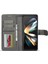 Samsung Galaxy Z Fold5 5g Cüzdan Deri Telefon Kılıf Stand Buzağı Doku Telefon Kapağı (Yurt Dışından) 2