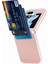 Samsung Galaxy Z Flip5 5g Litchi Doku Kartı Tutucu Pu Deri Pc Telefon Kapağı Için Koruyucu Ince Kılıf (Yurt Dışından) 5