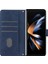 Samsung Galaxy Z Fold5 5g Deri Telefon Kapağı Cüzdan Stand Baskılı Kılıf (Yurt Dışından) 4