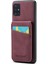 Samsung Galaxy A51 5g SM-A516 Kart Yuvaları Kickstand Pu Deri+Tpu Telefon Kılıfı (Yurt Dışından) 1