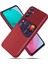 Samsung Galaxy M54 5G/F54 5g Kart Tutucu Deri Kaplamalı Pc Kılıf Kılıf Doku Doku Anti-Çizelge Telefon Kapağı (Yurt Dışından) 1