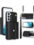 Samsung Galaxy S22 5g Kart Yuvaları Telefon Kabuğu Pu Deri+Tpu Telefon Kasası Kickstand Kapak Kısa+Uzun Kayışlar (Yurt Dışından) 1
