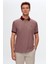 Regular Fit Bordo Polo Yaka Nakışlı Pamuk Karışımlı T-Shirt 8HC14ORT52000 2