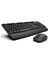 Workeys Office USB Kablosuz 2.4ghz Siyah Multimedya Standart Q Kablosuz Klavye ve Mouse 3