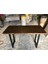Doğal Kütük Ağaç Bar Masası Modelleri 60X160.CM 1