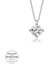 Swarovski Taşlı 925 Ayar Gümüş Tektaş Kadın Kolye 1