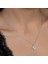 Swarovski Taşlı 925 Ayar Gümüş Kelebek Kadın Kolye 2