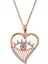 925 Ayar Gumuss Rose Kalp Göz Lucky Life Lucky Life Lucky Life Kadın Kolye 1