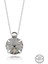Swarovski Crystal Taşlı Tektaş 925 Ayar Gümüş Kadın Kolye 1