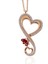 925 Ayar Gumuss Rose Kalpli Kelebek Lucky Life Lucky Life Lucky Life Kadın Kolye 1
