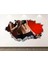 Fitness Temalı Full Hd Baskı 3D Modern Duvar Sticker 1