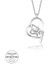 Swarovski Taşlı 925 Ayar Gümüş Kalp Kadın Kolye 1