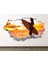 Sörfçü Kız Temalı Full Hd Baskı 3D Modern Duvar Sticker 1