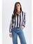 Oversize Fit Saten Uzun Kollu Gömlek T6892AZ23AU 1