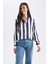 Oversize Fit Saten Uzun Kollu Gömlek T6892AZ23AU 3