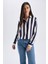 Oversize Fit Saten Uzun Kollu Gömlek T6892AZ23AU 4