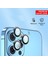 Apple iPhone 14 ile Uyumlu Safir Damla Tekli Kamera Lens Koruyucu Siyah 2