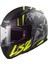 Rapid Raven Mat Siyah-Gri-Neon Sarı Kask M 1