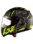 Rapid Raven Mat Siyah-Gri-Neon Sarı Kask M 3
