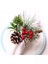 6'lı Çam Iğnesi Karpuzu Yüzük Seti Noel Şükran Günü Rustik Çiftlik Evi Yüzük Sahipleri (Yurt Dışından) 5