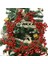 Noel Kırmızı Garland, Kapalı Dış Dekorasyon Için Yapay Bordo Kırmızı Pip Yapay Garland (Yurt Dışından) 3