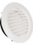Banyo Ofis Mutfak Havalandırma Için Dahili Sineklik Mesh ile 8 Inç Yuvarlak Abs Panjur Grille Kapak Beyaz Soffit Vent (Yurt Dışından) 1