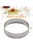 10 Adet Dairesel Paslanmaz Çelik Tart Yüzük Kule Pasta Kek Kalıbı Pişirme Delikli Kek Mousse Yüzük, 8 cm (Yurt Dışından) 2