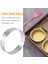 10 Adet Dairesel Paslanmaz Çelik Tart Yüzük Kule Pasta Kek Kalıbı Pişirme Delikli Kek Mousse Yüzük, 8 cm (Yurt Dışından) 3