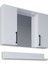 Eko 80 cm Mdf Banyo Aynalı Üst Dolap 2