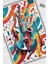 Renkli Gitar Halısı,Pop Art Müzik Halısı,Müzik Evi Halısı Tarz Genç Odası Halısı,Gitarist,Müzik Sever Halısı 2