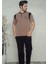Sude 017 Erkek Kısa Kol Pijama Takımı Kahve - M 1