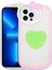 Apple iPhone 13 Pro Kılıf Kedi Figürlü Transparan Pop Soketli Renkli Silikon Kapak (Ritmik) 2