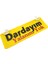 Dardayım Yalanım Yok Yazılı Sarı Dekor Plaka Vantuzlu Cam Süs 1