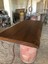Bir Yanı Düz Biryanı Doğal Kenar Gürgen Ağacı Ceviz Rengi Kütük Masa Tablası 75X140.CM 2