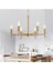 Vaneo 6 Lı Gold Modern Genç Odası Mutfak Salon Avize 1