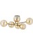 Maral 6Lı Siyah Gold Bal Camlı Modern Genç Odası Yatak Odası Retro Salon Avize 8