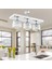 Sabrina 3 Lü Sıralı Krom Kaplama Plafonyer Kristalli Taşlı Modern Tasarım Kristal Salon Avize 1