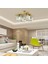 Rivia 4 Lü Eskitme Plafonyer Kristalli Taşlı Modern Tasarım Kristal Salon Avize 1